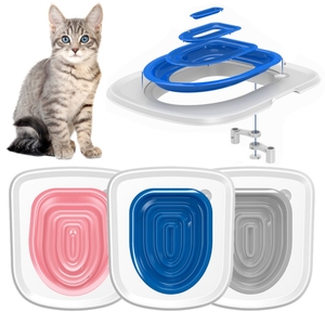 猫咪马桶训练器猫上厕所训练神器升级款可重复使用猫坐便蹲猫砂盆