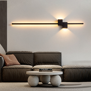 极简长条壁灯卧室床头灯现代简约创意客厅沙发格栅电视背景墙灯具
