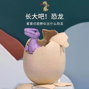 。会变形的恐龙蛋泡发恐龙蛋水宝宝可孵化变形蛋玩具塑料变大遇水