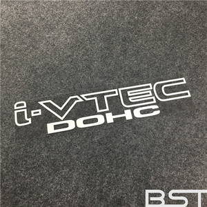 本田i-VTEC DOHC 思域 新飞度 杰德 汽车叶子板贴纸 个性侧门车贴