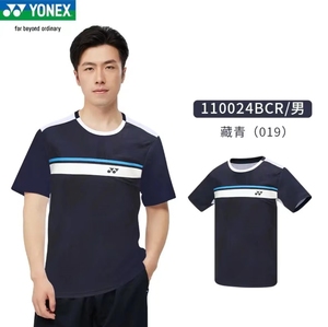 2024年新款YONEX尤尼克斯YY羽毛球服男女运动短袖上衣速干110024