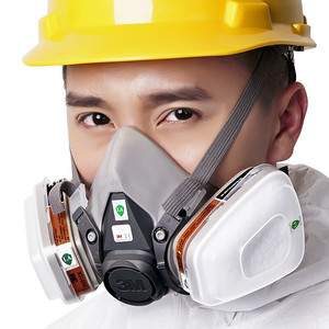 6200防毒面具防尘口罩防打磨工业粉尘化工气体呼吸脸罩防喷漆口罩