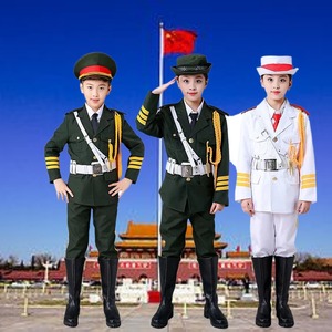 儿童升旗手服装中小学生升旗仪式服装儿童幼儿园鼓号队服装护旗手