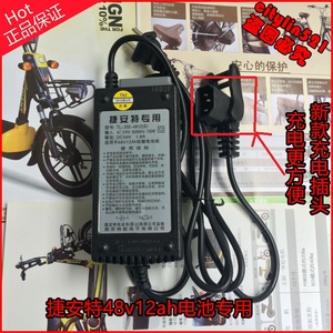 原厂捷安特电动车充电器 48V12ah 133 206t 48v电瓶车充电器