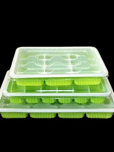 生速冻饺子盒一次性打包盒外卖商用分格透明专用水饺收纳包装盒子