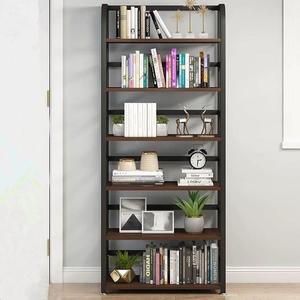 书架置物架落地窄50长70宽90深25cm公分卧室靠墙小型收纳钢木书柜