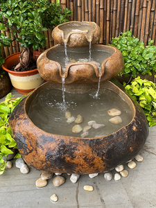 石槽石盆青石做旧鱼缸养鱼池流水摆件别墅阳台花园室内庭院石雕