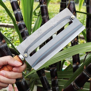 304不锈钢甘蔗刀削皮刀商用水果刀高碳钢超锋利削甘蔗的刀菠萝刀