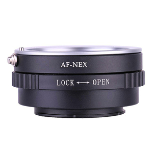黑AF-NEX转接环适用索尼美能达A口镜头转索尼E口微单A6000A7SNEX7