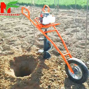 钻一果树机器新款地园林大功率植钻篱笆孔机件施肥挖坑打洞树