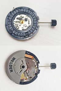 手表配件 日本原装人工动能机芯 YT57 机芯 YT三针单历 含电池