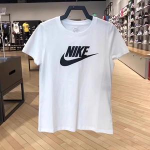 Nike/耐克短袖女2024夏季新款纯棉透气运动休闲经典圆领T恤BV6170