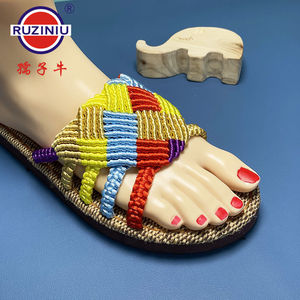 【五彩缤纷】中国结线手工DIY编织凉拖鞋材料包配视频教程非成品