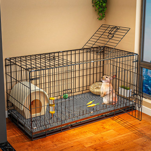 兔笼二层兔子窝专用笼子荷兰猪家用室内小号大号运输笼室外宠物屋