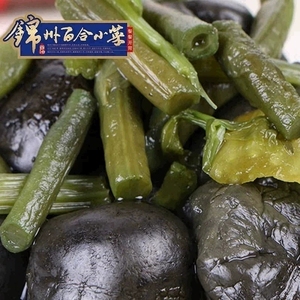 东北辽宁锦州特产牌小菜 美味落苏 虾油小茄子篓咸菜下饭