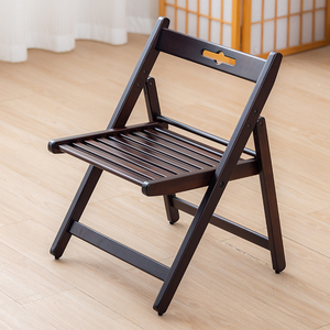 折叠椅凳子户外阳台竹实木便携式钓鱼马扎家用小桌椅休闲靠背椅子