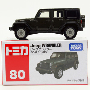 TOMY多美卡tomica合金汽车模型80号Jeep WRANGLER 牧马人 越野车