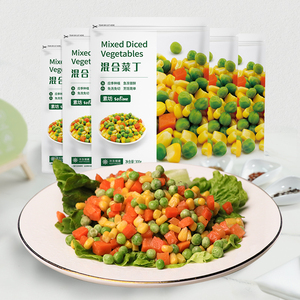 素坊混合菜丁5袋 新鲜急速冷冻免洗蔬菜青豆豌豆杂菜方便沙拉菜