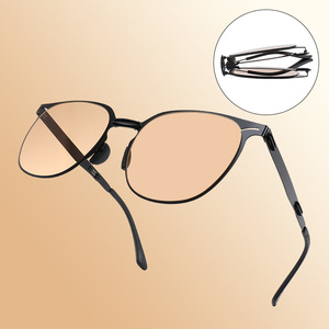 超薄遮阳镜高级感ins高清可折叠墨镜uv400防紫外线饼干太阳镜韩版