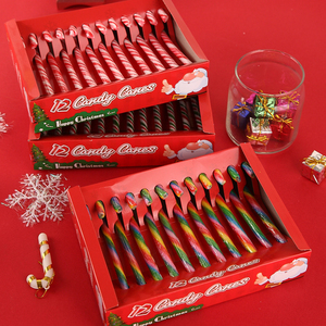 六一儿童节糖果创意拐杖糖棒棒糖盒装水果味创意拐棍糖礼物圣诞节