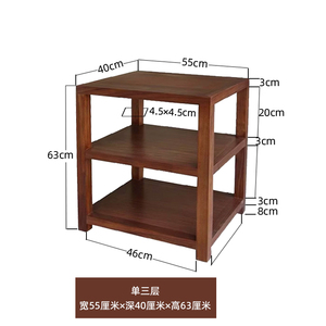 纯橡木音响机架实木功放机柜音响机柜功放架榫卯音箱收纳架多层架