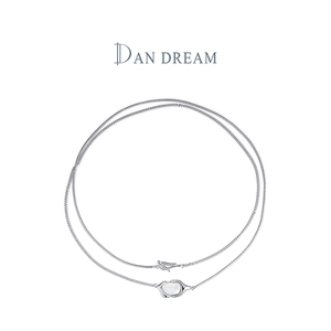 Dan Dream平衡项链天然巴洛克珍珠高级感锁骨链百搭小众原创设计