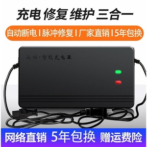 【自动断电】两轮三轮电动车电瓶车充电器48V60V72V爱玛雅迪通用