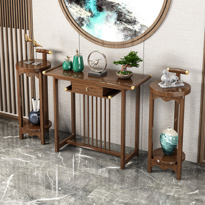 佛龛供桌佛台家用现代风格花台玄关新中式财神爷上供的小桌子香案