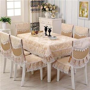 纯色餐桌布艺桌椅套现代简约椅B子套罩家用中式餐椅套椅垫套装