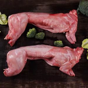 新鲜兔肉整只现杀鲜兔肉生鲜真空冰鲜白条农家散养去头2到4斤左右