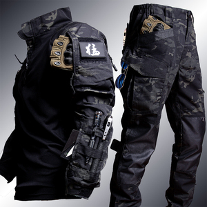 新式蛙服冲锋衣战术ufpro上衣教官黑色衣服特种兵套装作战训练男.