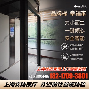 上海家用安装维修曳引机电梯进口别墅无底坑复式楼室内外观光电梯