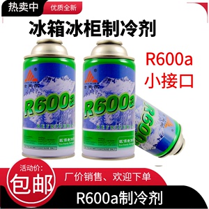 R600A/R134A/R406A高纯度环保制冷剂家用/冰箱/冰柜冷媒/雪种配件