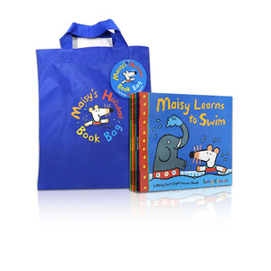 预售 英文原版 Maisy Swimbag goes camping 小鼠波波全套6册 儿童图画绘本 廖彩杏书单推荐 亲子互动学习故事书 送手提袋