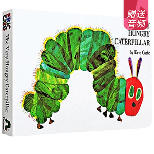 The Very Hungry Caterpillar 好饿的毛毛虫英文原版绘本 廖彩杏吴敏兰书单儿童英语启蒙洞洞书 饥饿的毛毛虫 Eric Carle