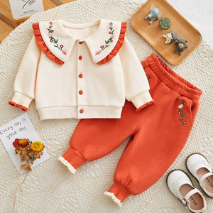 婴儿衣服春秋季韩版可爱外出服开衫两件套1一2岁女宝宝洋气小童装