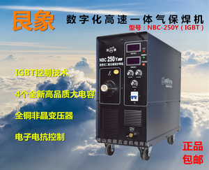 艮象二氧化碳气体保护焊机250/270/350一体工业二保焊机220V/380V