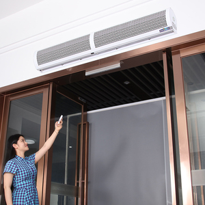 电加热风幕机商用静空气幕冷暖电热风帘机1.2/1.5/1.8/2米音门头