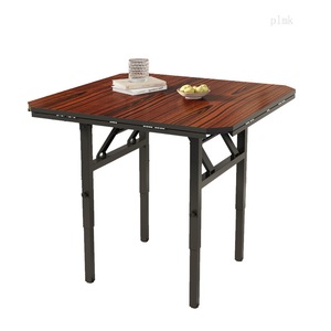 方桌变圆桌餐桌可折叠家用吃饭10人加大桌面板小户型省空间简单桌