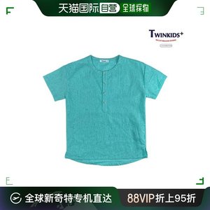 Twinkids T恤 [BORI BORI/TWIN KIDS] 半开襟型 圆领 衬衫(T8MT1Y