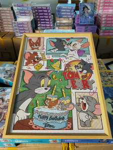 新猫和老鼠拼图1000片10岁以上儿童益智玩具成人治愈卡通动漫礼物