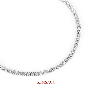 Zinsacc「流光系列」满钻手链闪闪叠带神器手链白色钻石百搭手环