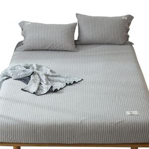水洗自由棉床笠加厚纯棉防滑固定床罩单件全棉床垫套子18m米夏天