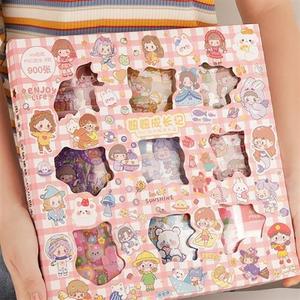 100 stickers aesthetic small cute ing sticker 贴纸pvc