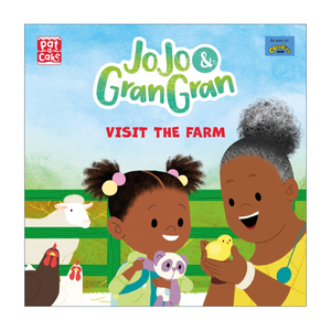 英文原版 JoJo & Gran Gran Visit the Farm 乔乔和奶奶 一起参观农场 儿童英文趣味绘本 BBC家庭情景动画 英文版进口英语原版书籍