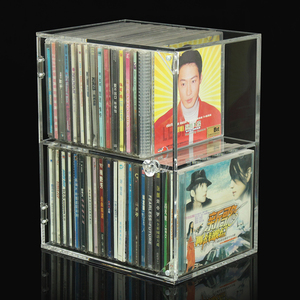 CD收纳盒透明防尘唱片专辑光盘收藏展示任天堂PS4游戏碟片收纳盒