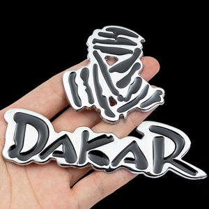 汽车金属达喀尔DAKAR车贴 SUV 拉力赛越野车个性改装车身贴标尾标