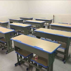 新品培训桌课桌椅中p学生教室课桌简易课桌桌椅板凳套装学习桌高