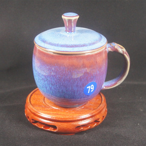 禹州神垕钧瓷原产地泡茶壶单壶高温自然窑变茶具炉钧釉复古茶器
