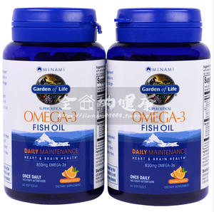 生命花园Minami Nutrition Omega-3 鱼油120粒